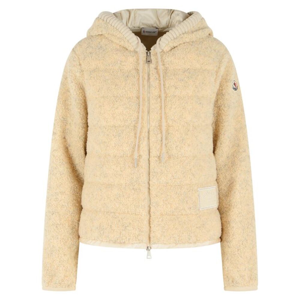 Moncler Beige Cotton Blend Sweater Women